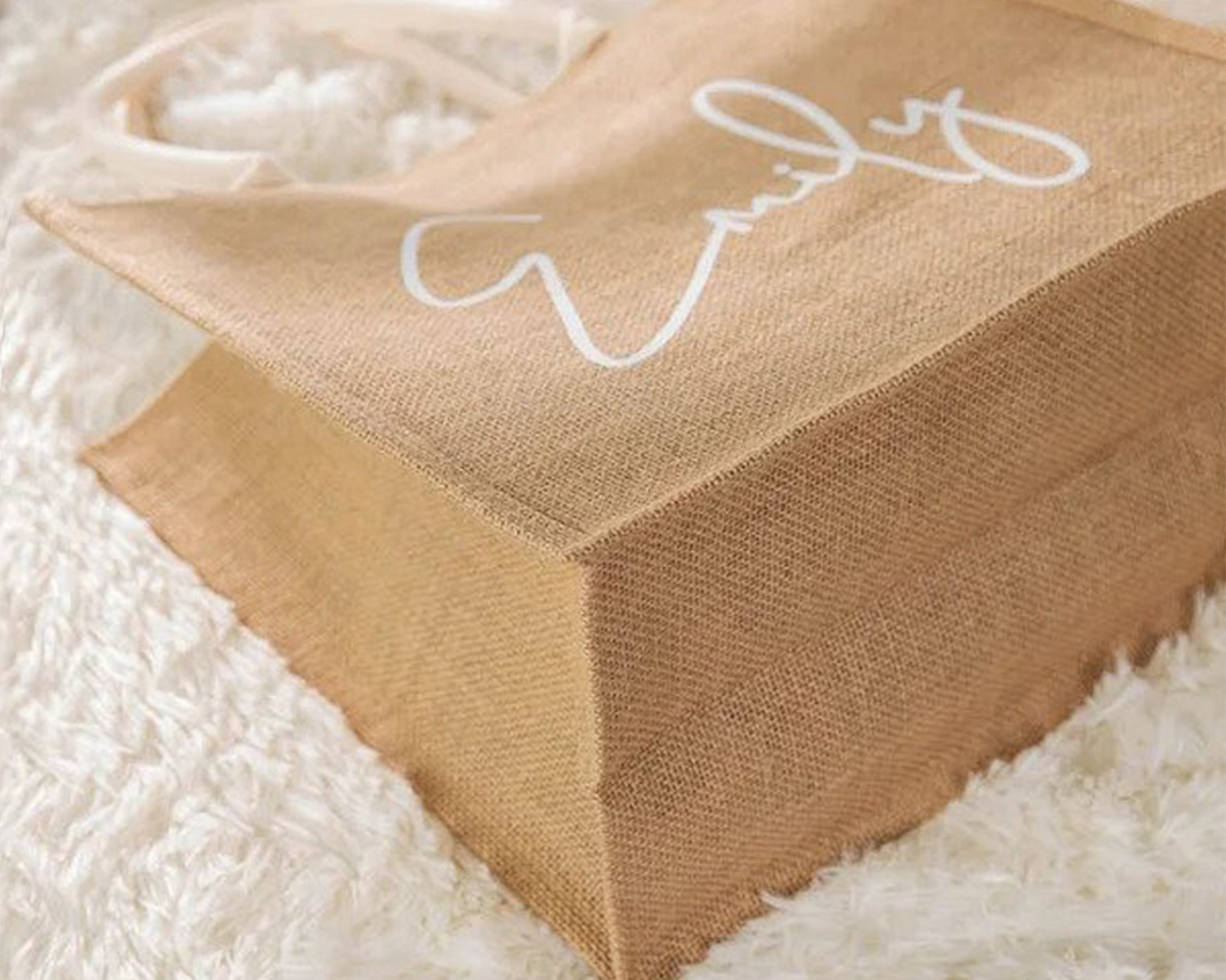 Jute Tote Bag, Burlap Hessian Hand Bag