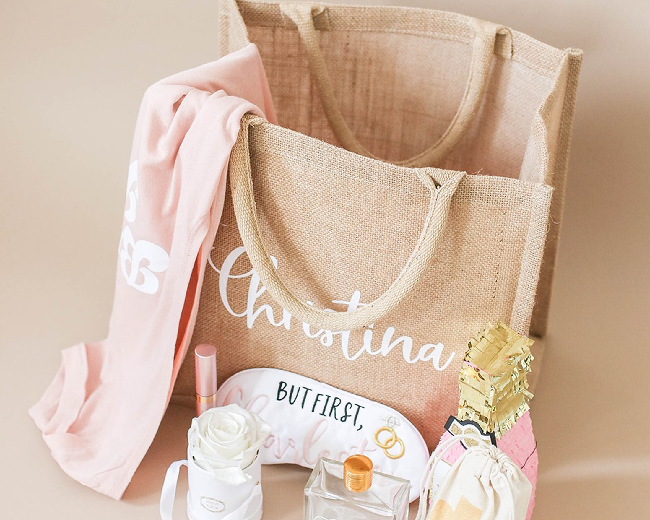 Jute Tote Bag, Burlap Hessian Hand Bag