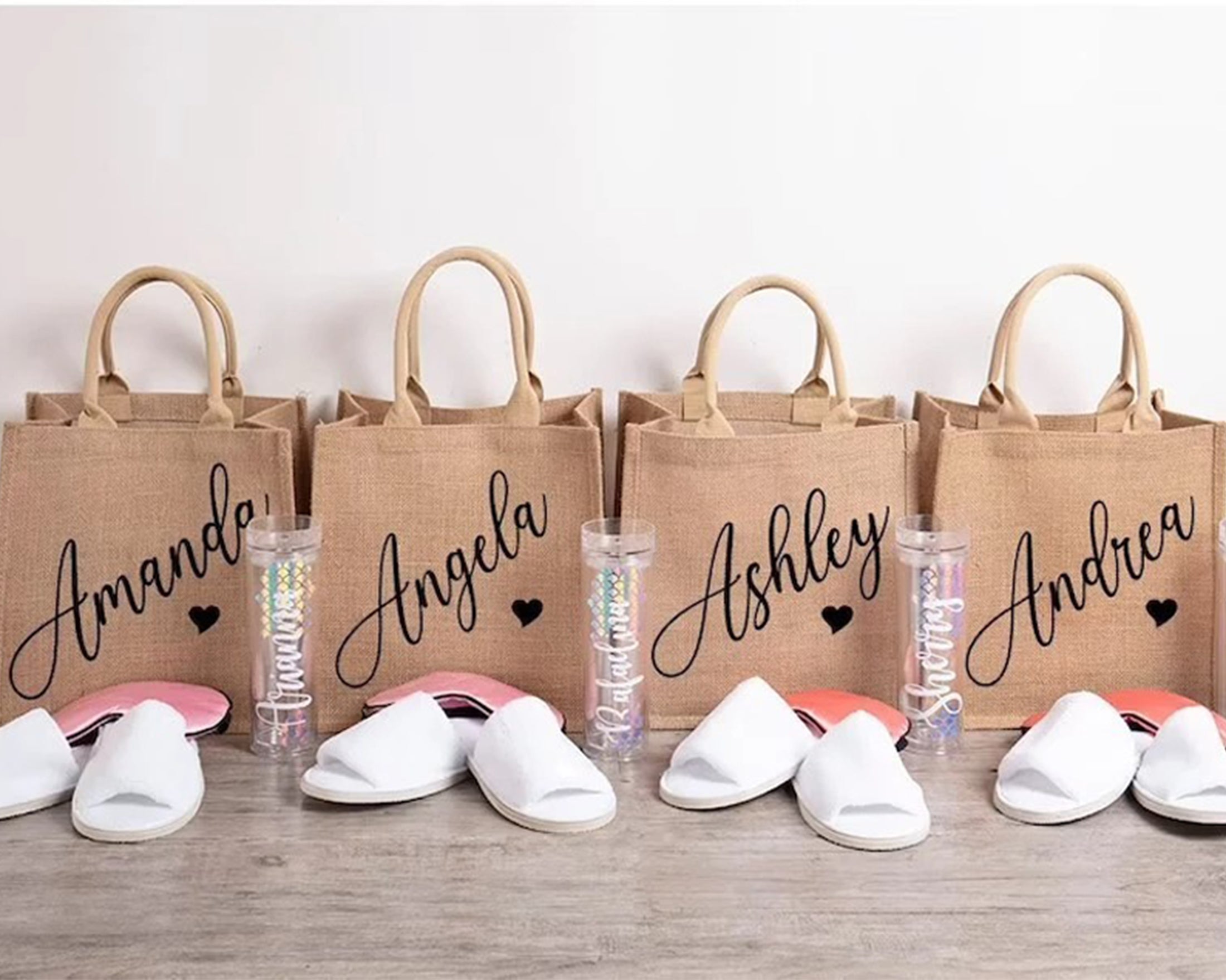 Jute Tote Bag, Burlap Hessian Hand Bag