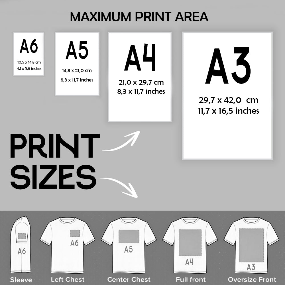 DTF Heat Transfer Sheet, DIY Custom DTF Printing Artwork, Iron on Transfer