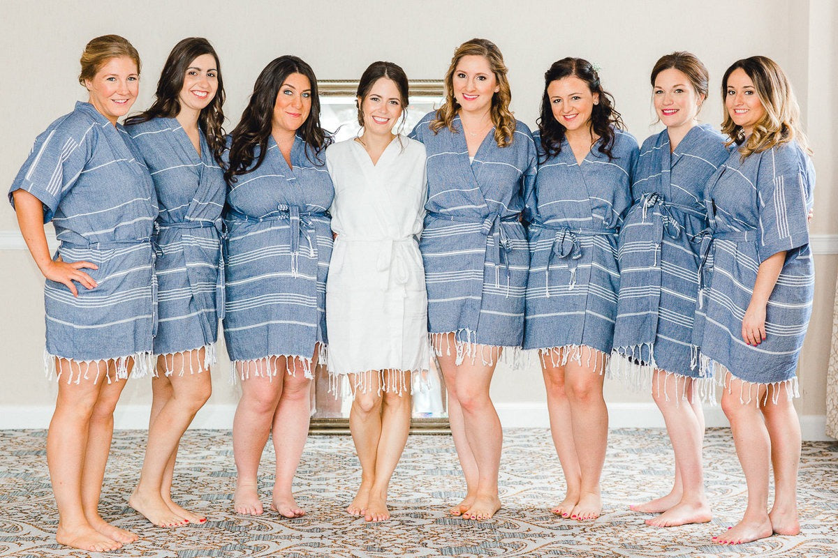 Embroidered Beach Robe, Bridal Robe, Bachelorette Party Gifts